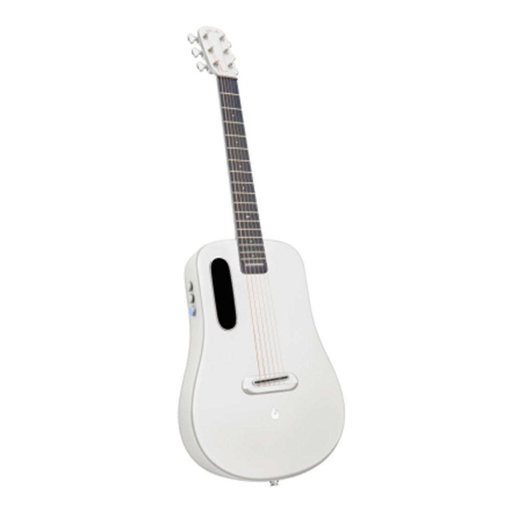 Lava Music LAVA ME Air Carbon Silver 36" Acoustic-Electric Guitar w/Bag-Guitar-Lava Music-Hermes Music